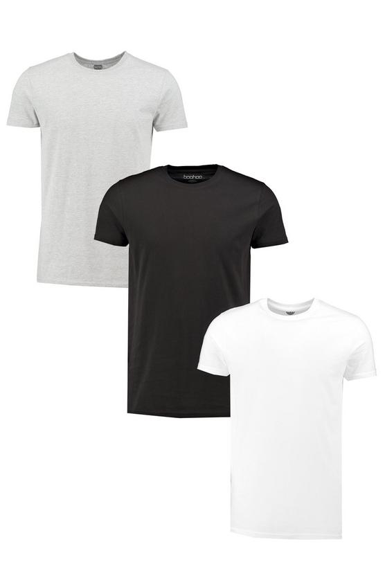 3 Pack Longline T Shirt